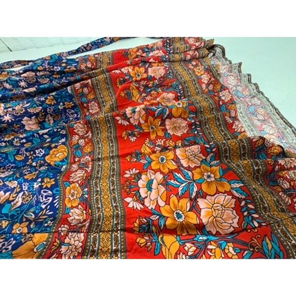 NWT!! "BLOOMCHIC" Summer Bohemian Full Length Flutter Dress SZ 12 Gypsy Fairy - Picture 12 of 13